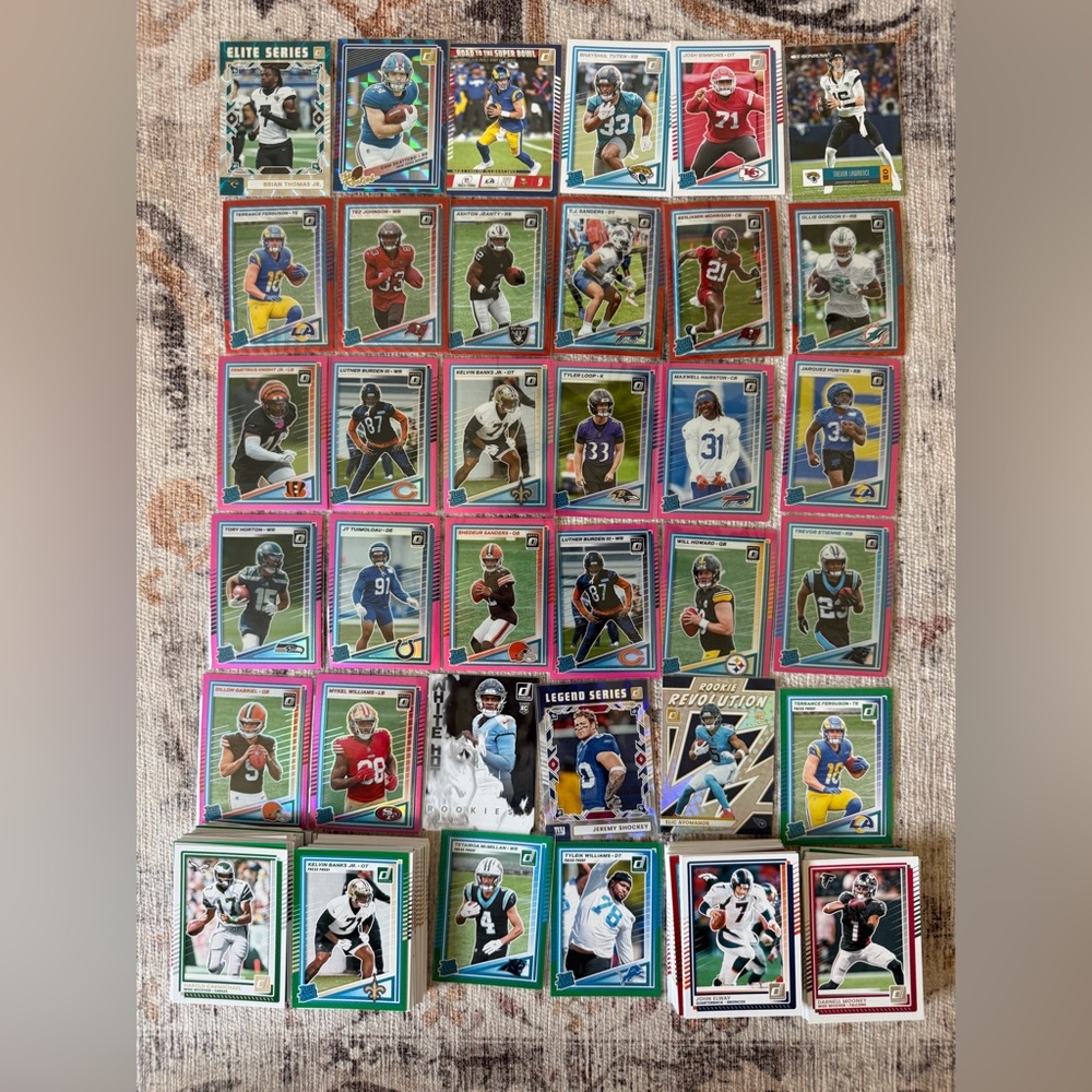 2025 Donruss Optic 150+ Card Mixed Lot  Freshly Pulled, Holos And More